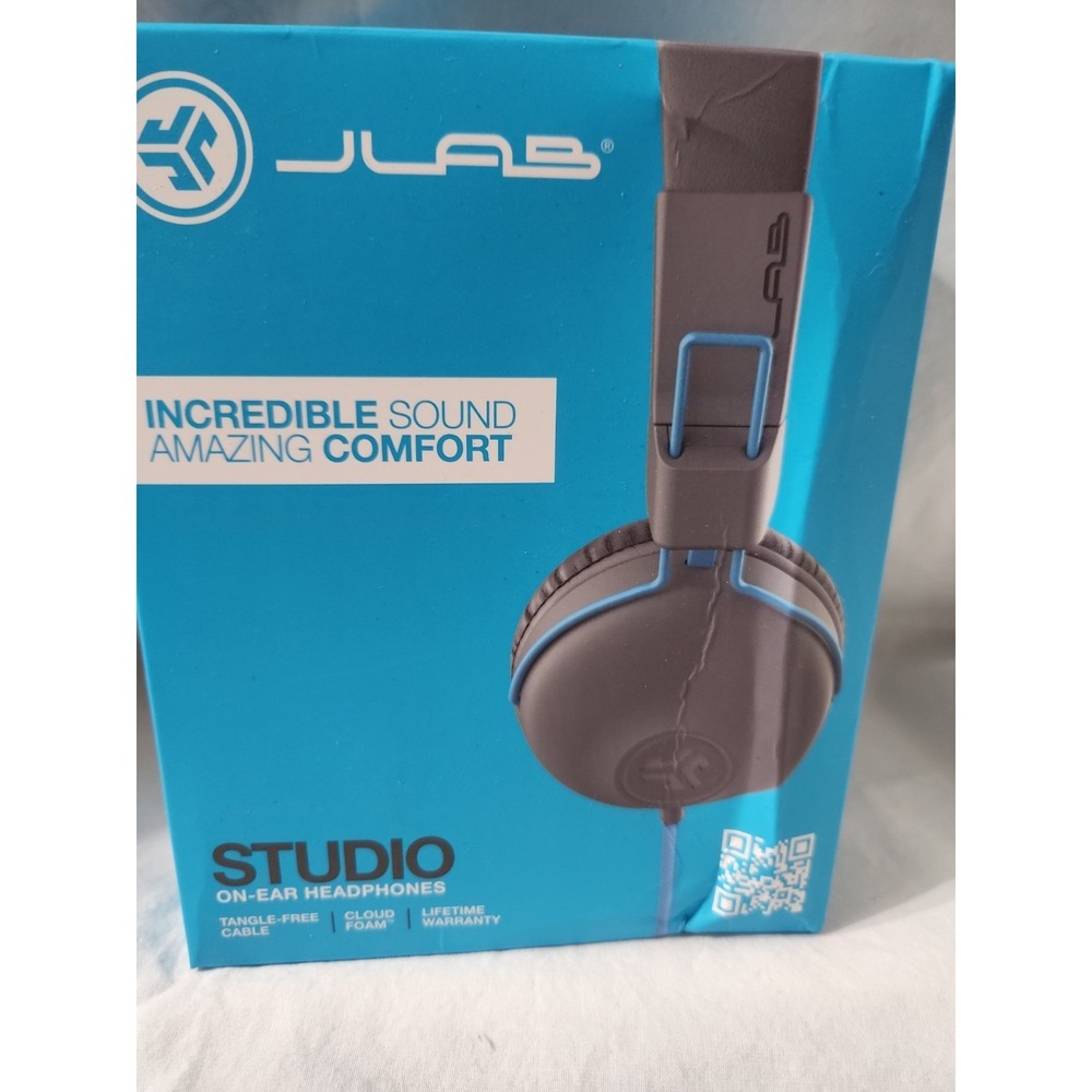 JLAB Studio On Ear Headphones With Cable  And Cloud Foam Cushion‎
